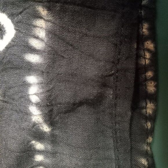 Gypsy Pier1 Handmade Tie-dyed Look Rayon Fringe on each end Scarf Countrycore - Picture 5 of 5